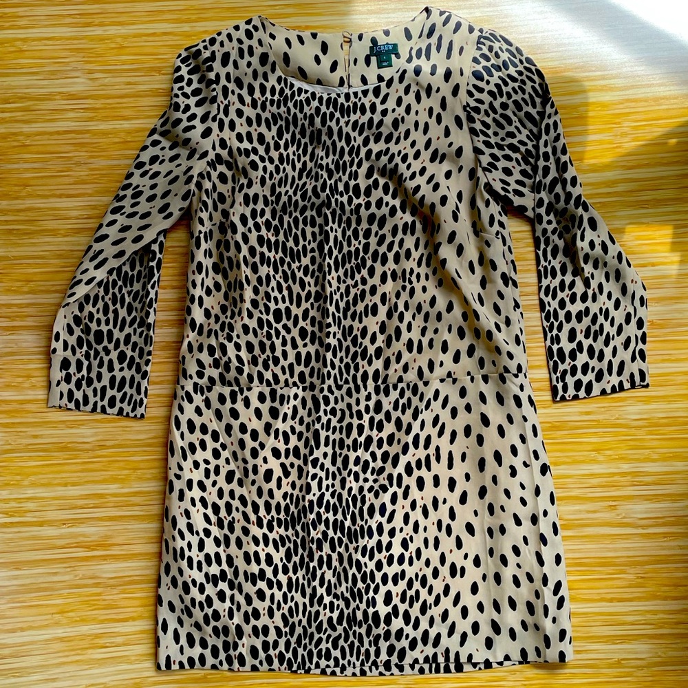 J. Crew Animal Print Dress